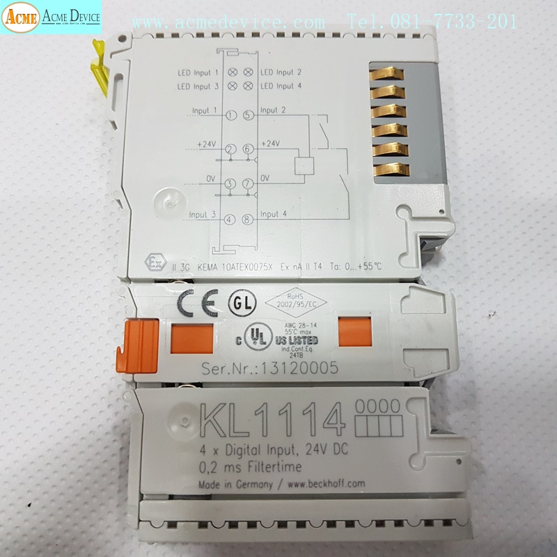 PLC BECKHOFF รุ่น KL1114, Digital Input