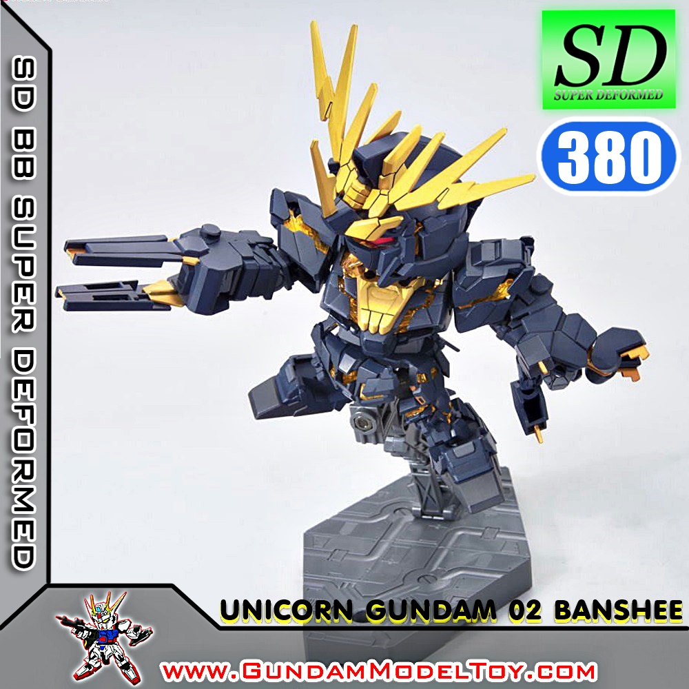 SD BB380 UNICORN GUNDAM 02 BANSHEE ยูนิคอร์น กันดั้ม 02 บันชี