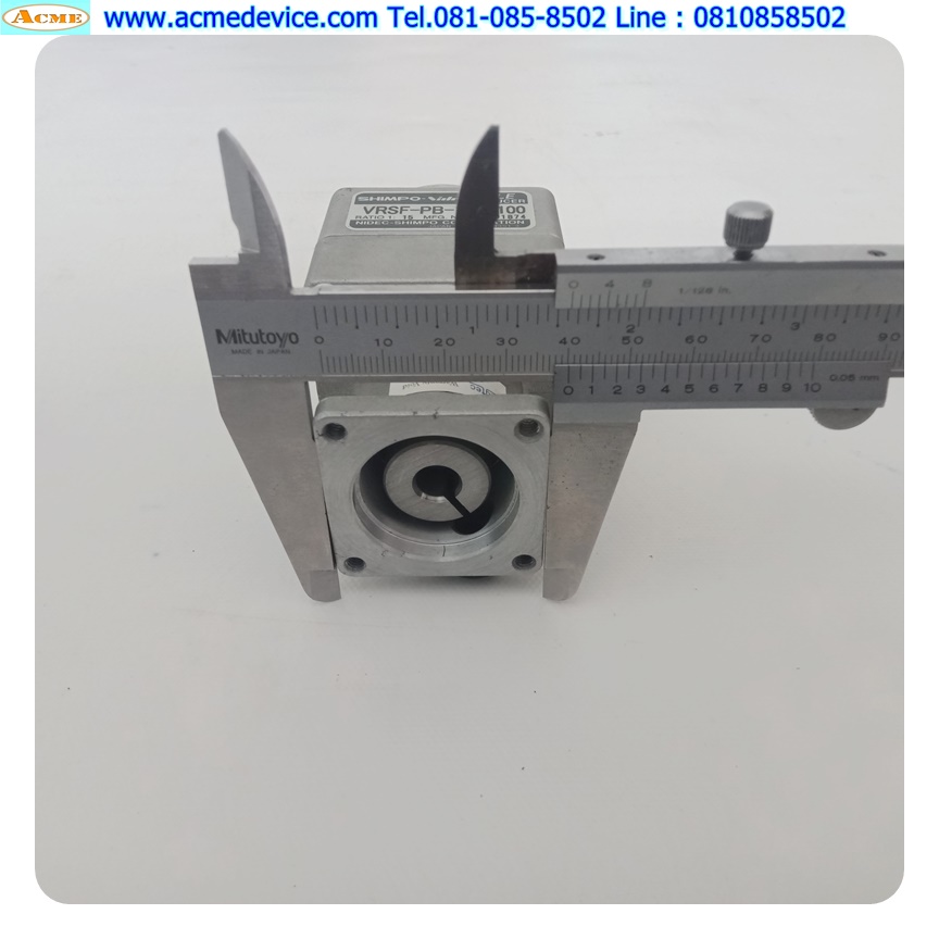 Gear Head Nidec Shimpo รุ่น VRSF-PB-15B-100, Ratio 15:1, เพลาเข้า 8mm, ออก 12mm, (for 100w)