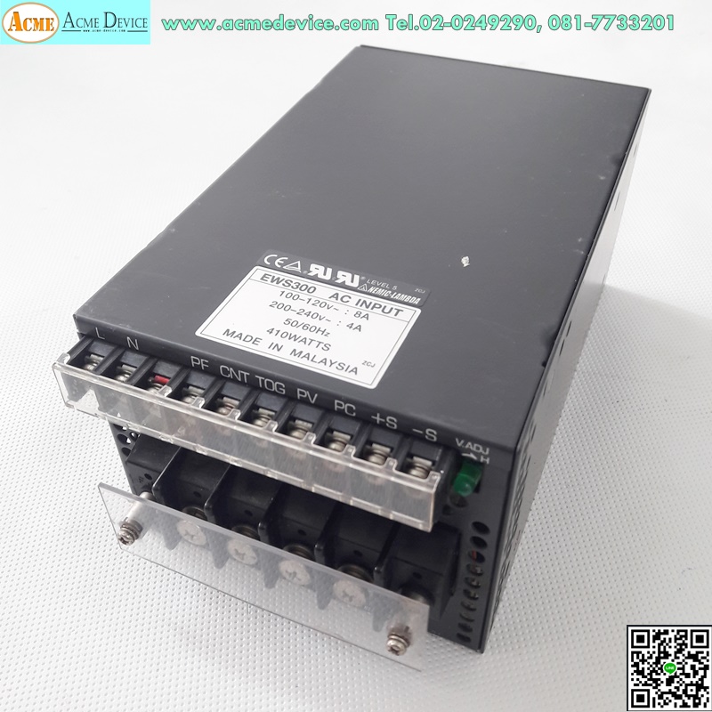 Power Supply Nemic-Lambda รุ่น EWS300-24, Output 24Vdc, 14A, 336W