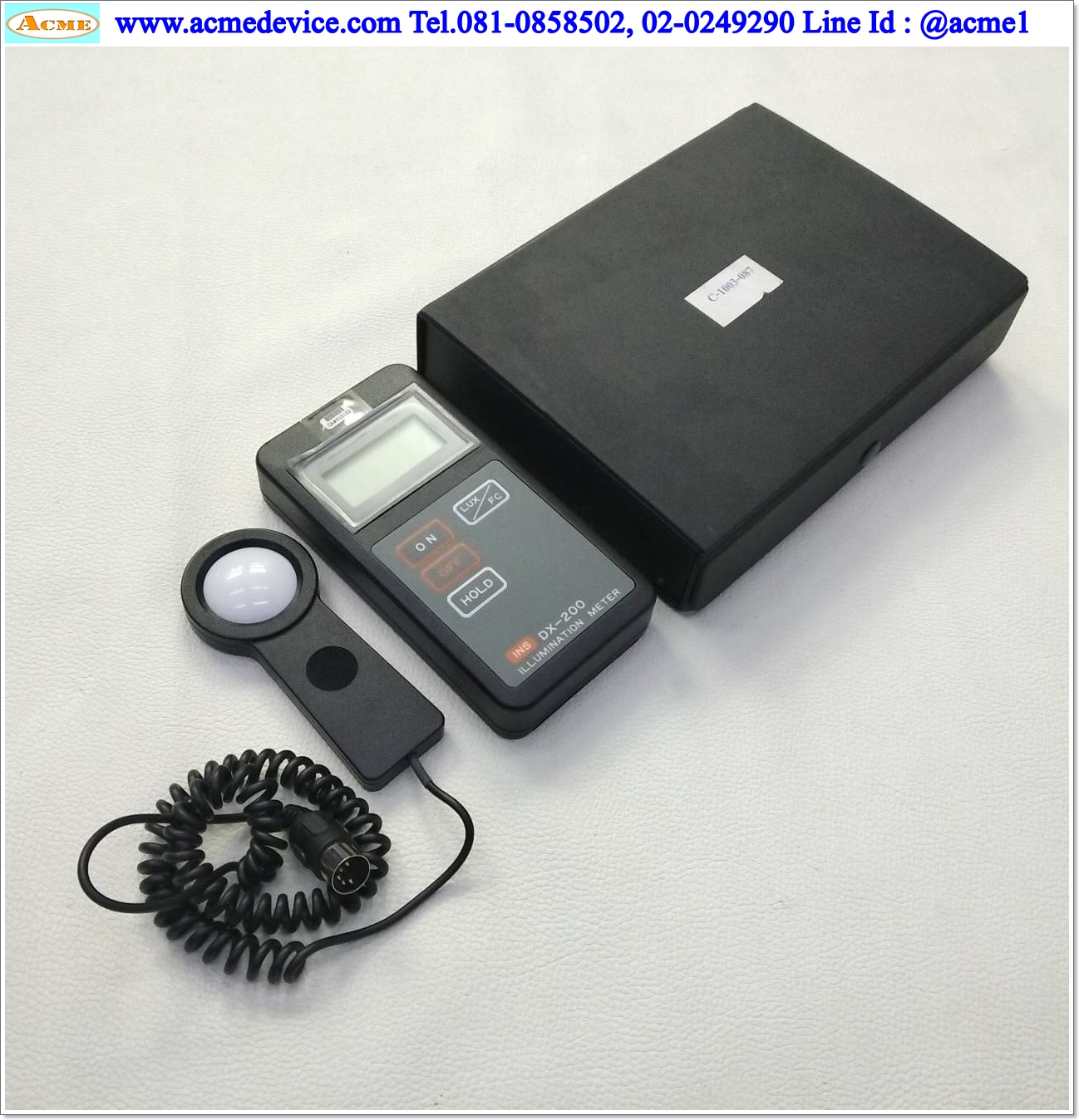 Illumination Meter INS รุ่น DX-200, Battery 9V