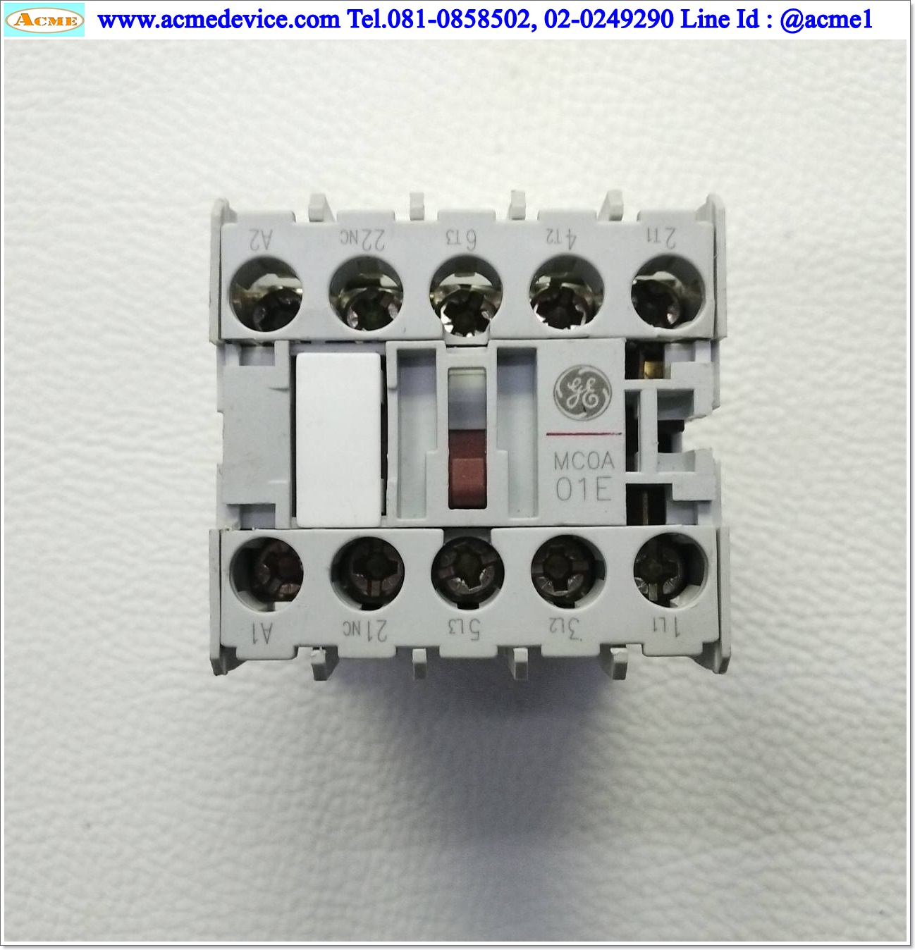 Magnetic Contector GE รุ่น MC0A301AT, 20A, Coil 110-120V