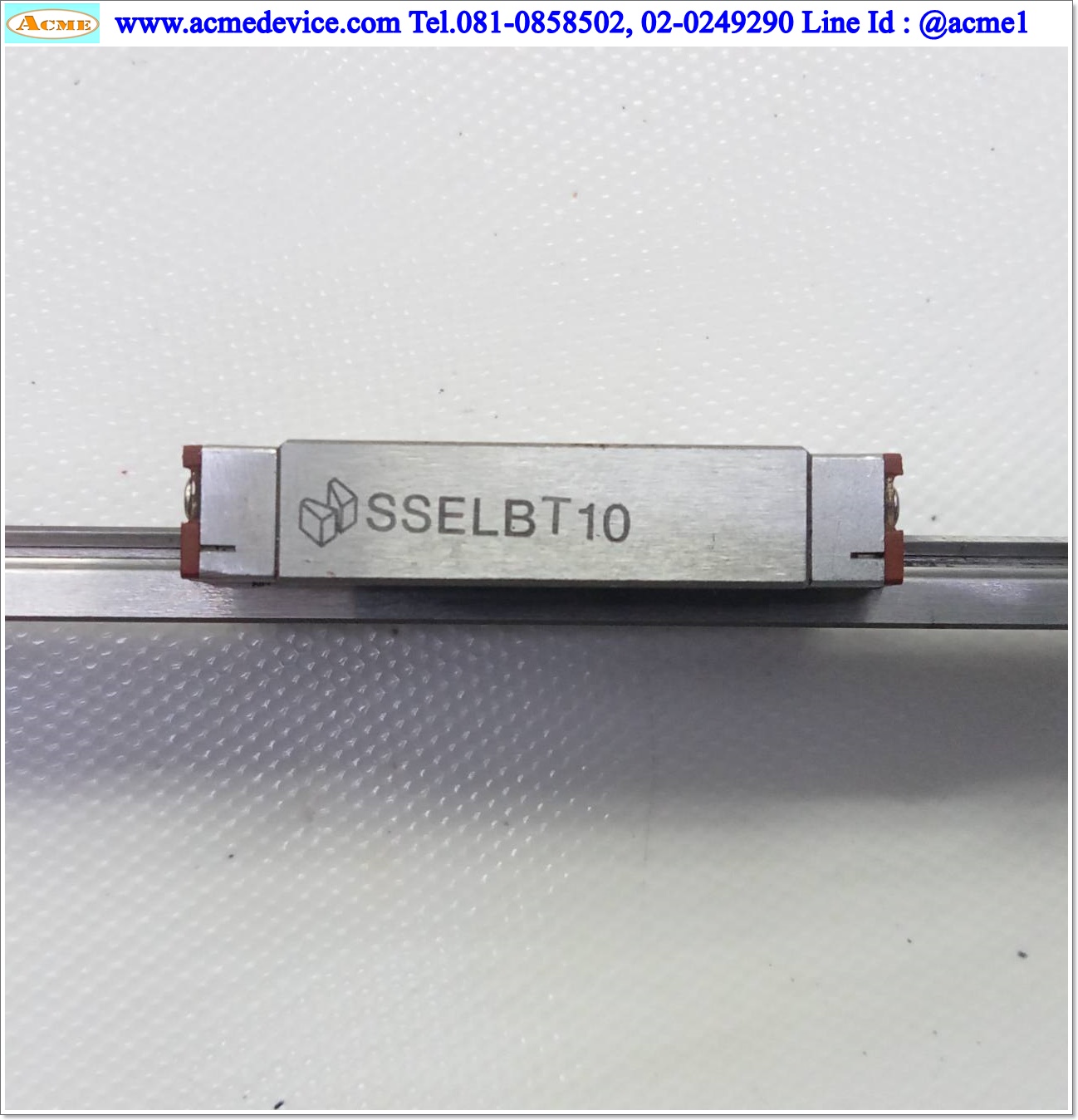 Linear Block and Rail รุ่น SSELBT10, ขนาด 9 mm.x 95 mm.