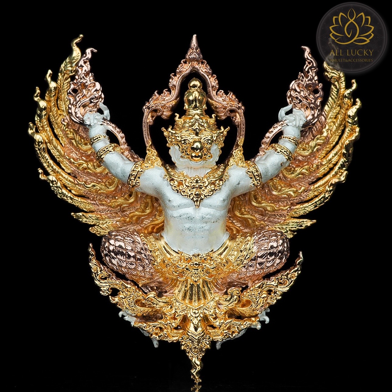 พญาครุฑจิตรสุบรรณ ดวงมหาเศรษฐี ครูบาโต ฐิตวิริโย วัดพระบาทปางแฟน จ.เชียงใหม่ เนื้อ 3กษัติย์
