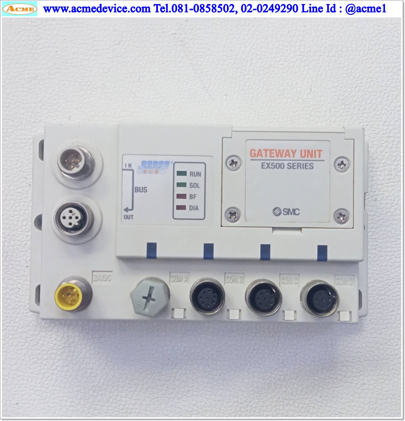 Gateway Unit SMC รุ่น EX500-GPR1A, EX500 Series, Profibus-DP