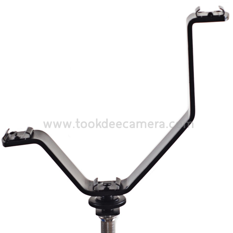 Triple Mount Hot Shoe V Mount Bracket ราคาถูก