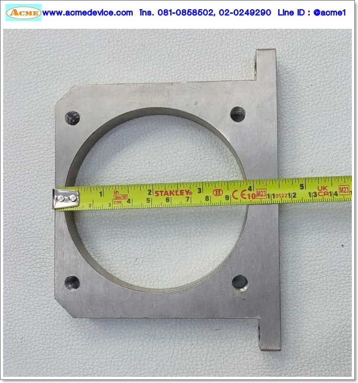 หน้าแปลนมอเตอร์ DIY รุ่น Aluminium, ระยะรูยึด 85 mm, หนา15mm, Dia. 94 mm.