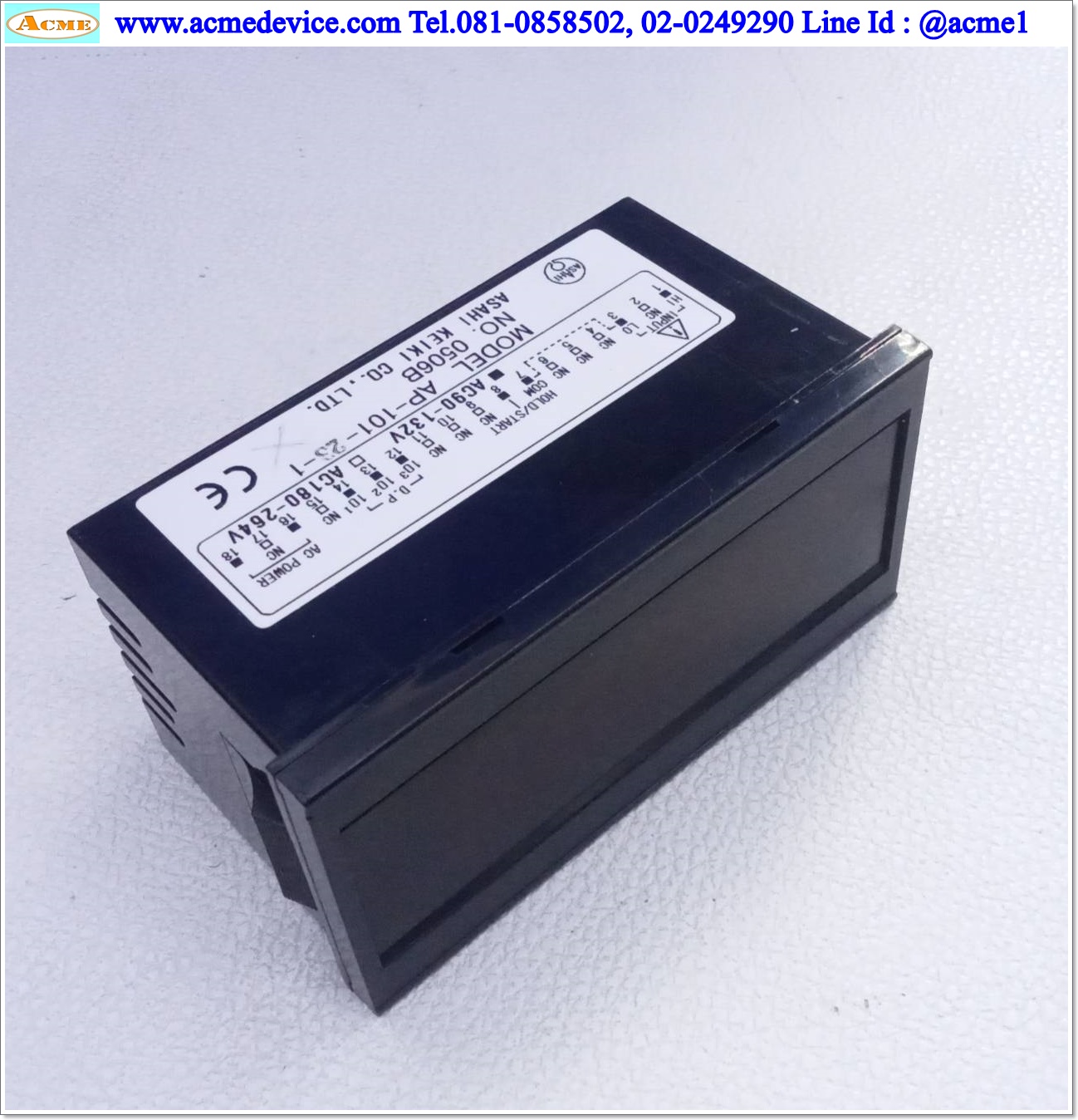 Panel meter Watanabe รุ่น AP-101-23-1,Range -19.99 to 19.99 mA, 90-132 Vac