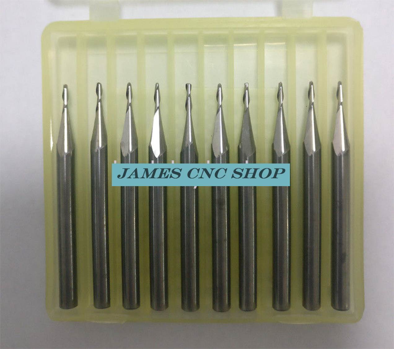 ดอกกัด CNC Ball Mill ขนาด 3.175mm 1/8 " 2 ฟัน