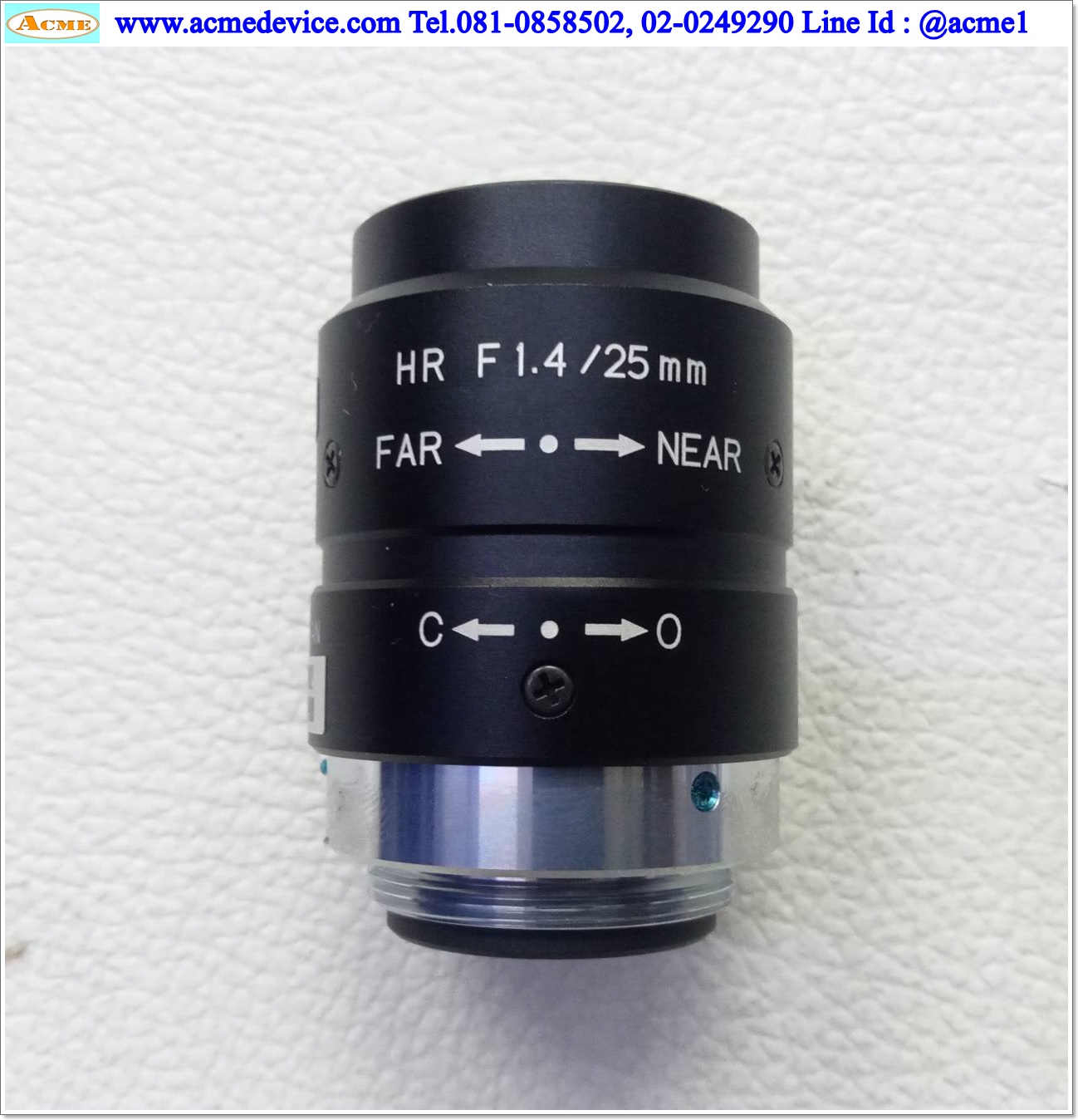 Lens Kowa รุ่น LM25JC1MS, ขนาด 25mm., F1.4, C-Mount, Made in Japan