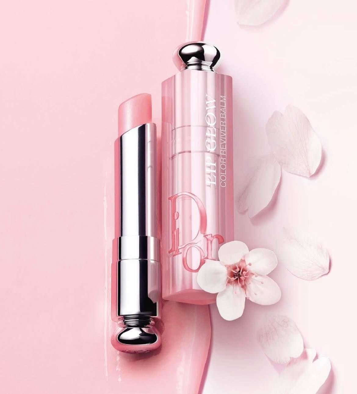 ลิปโกลวดิออร์ DIOR Lip Glow Pink #001 3.5g Shopping Bag