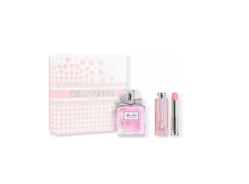 น้ำหอมมินิ ดิออร์ Miss Dior Blooming Bouquet โบว์ผ้า Set 50ml + Lip Glow 001