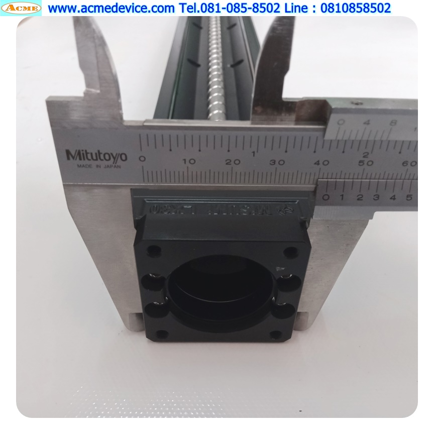 แกนสําเร็จรูป Ball Screw Misumi รุ่น LX30, ขนาด 80 mm x 680 mm, Stroke 510 mm, Pit 10 mm.