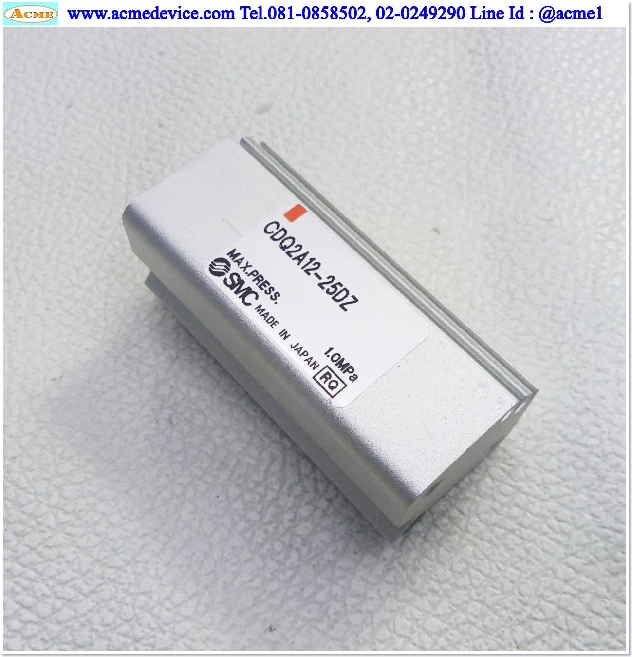 Air Cylinder SMC รุ่น CDQ2A12-25DZ, Bore 12 mm., Stroke 25 mm.