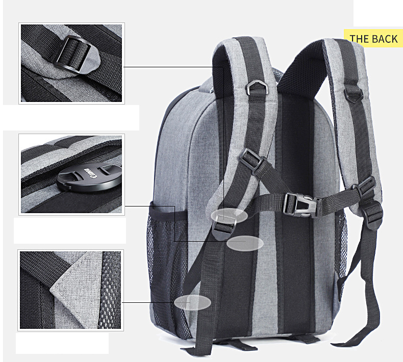 กระเป๋ากล้องสะพายหลัง Backpack รุ่น TD382516 สำหรับใส่กล้อง ขาตั้ง อุปกรณ์กล้อง