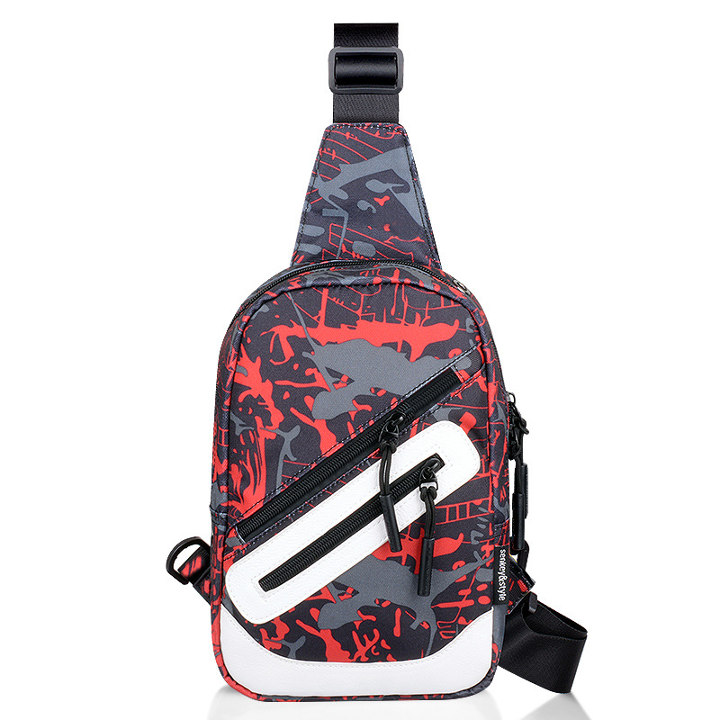 กระเป๋าคาดอก กระเป๋าคาดหลัง | SKC006 red splash