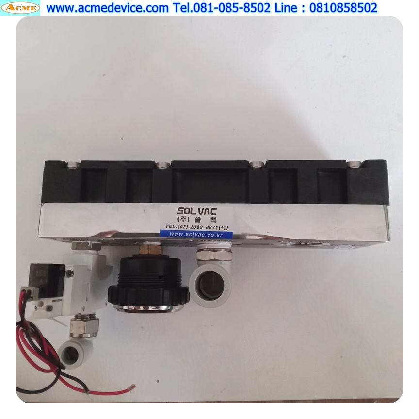 Vacuum Ejector Solvac รุ่น SV390-4E & Solenoid