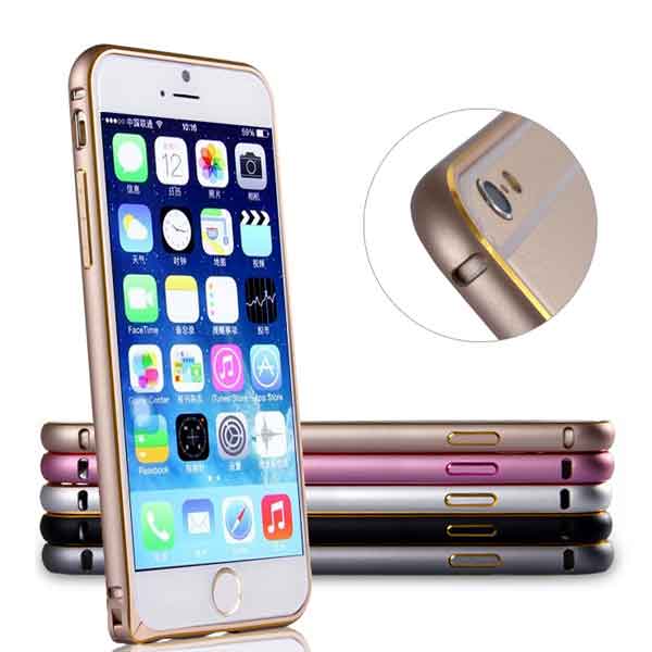 เคสสำหรับโทรศัพท์มือถือ iPhone5/5s บัมเปอร์อลูมิเนียมแท้ (สีดำ)