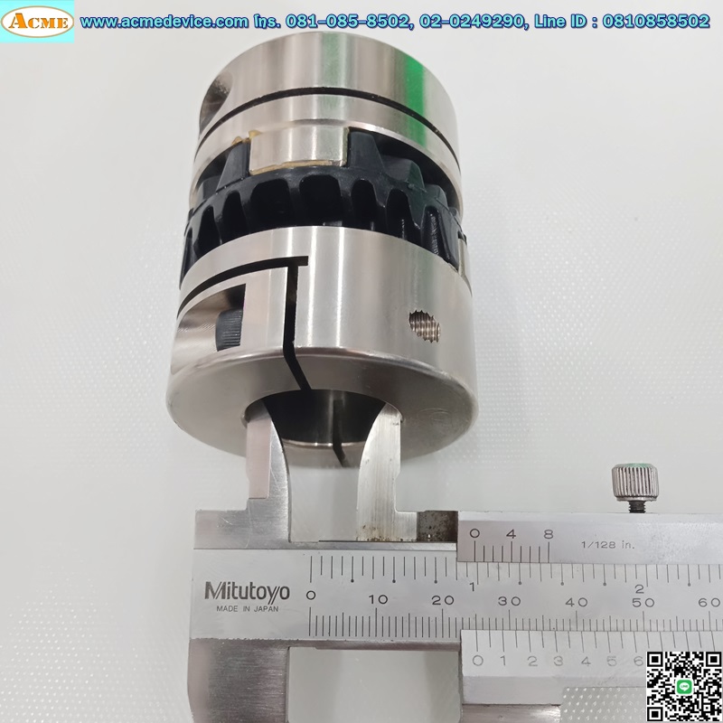 Coupling ขนาด ID 25/25mm, OD 50mm, L 60mm, Oldham Coupling