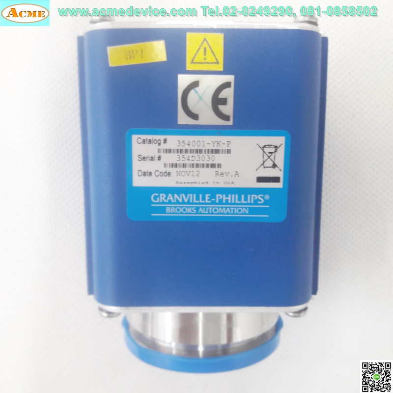 Vacuum Phillips รุ่น 354001-YH-P, Granville Micro-Ion, Analog out 0-9V