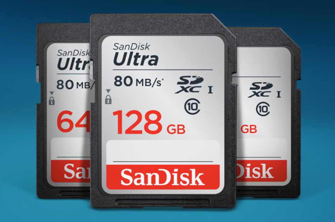 SANDISK ULTRA® SDHC™/SDXC™ UHS-I (เอสดีการ์ด) เมมโมรี่การ์ดสำหรับกล้อง DSLR สำหรับถ่ายภาพนิ่ง วิดีโอ
