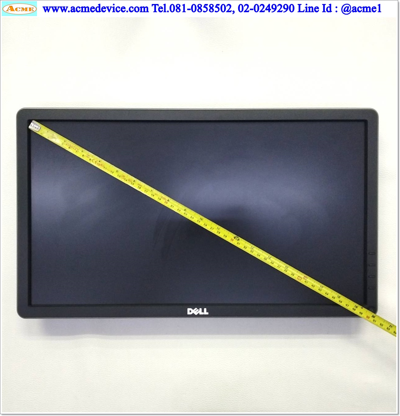 LCD Monitor Dell รุ่น P2014Ht, 19.5", 100-240V, Interface DP, DVI, VGA
