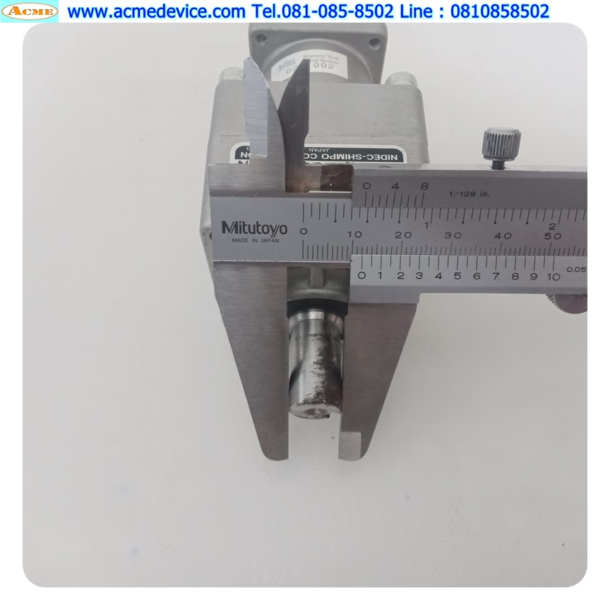 Gear Head Nidec Shimpo รุ่น VRSF-PB-15B-100, Ratio 15:1, เพลาเข้า 8mm, ออก 12mm, (for 100w)