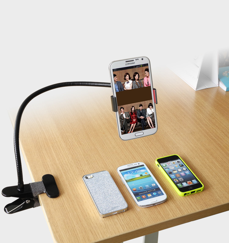 ขาตั้ง/หนีบ/ยึด มือถือ Phoseat Stand (สีดำ)