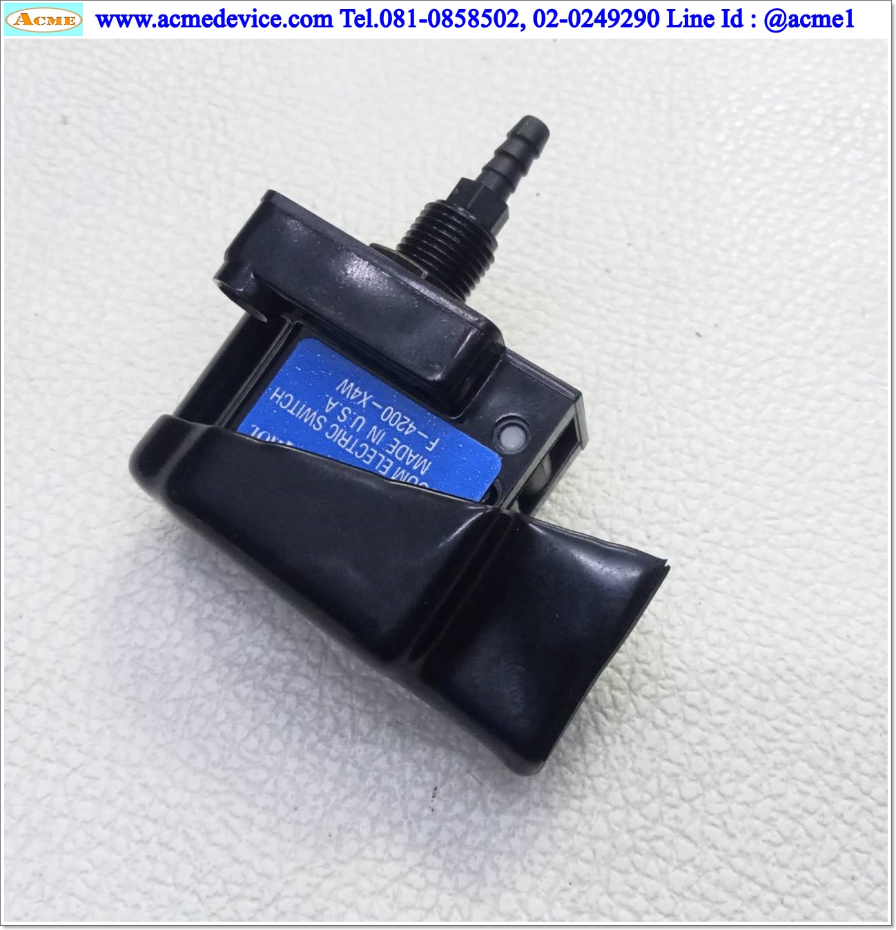 Vacuum Switch Airtrol รุ่น F-4200-X4W, Range 0.5 to 4 in.Hg, Current rating 3A