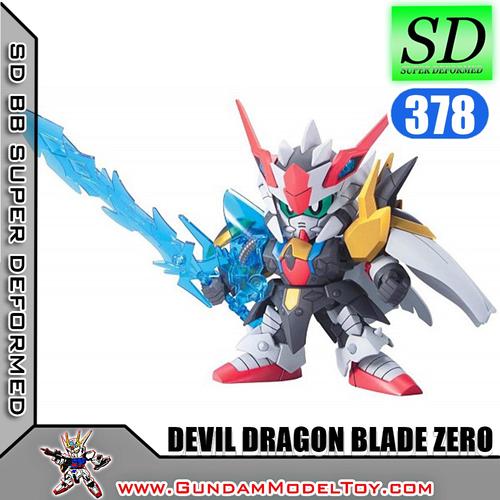 SD BB378 LEGEND DEVIL DRAGON BLADE ZERO GUNDAM เดวิล ดราก้อน เบลด ซีโร่ กันดั้ม