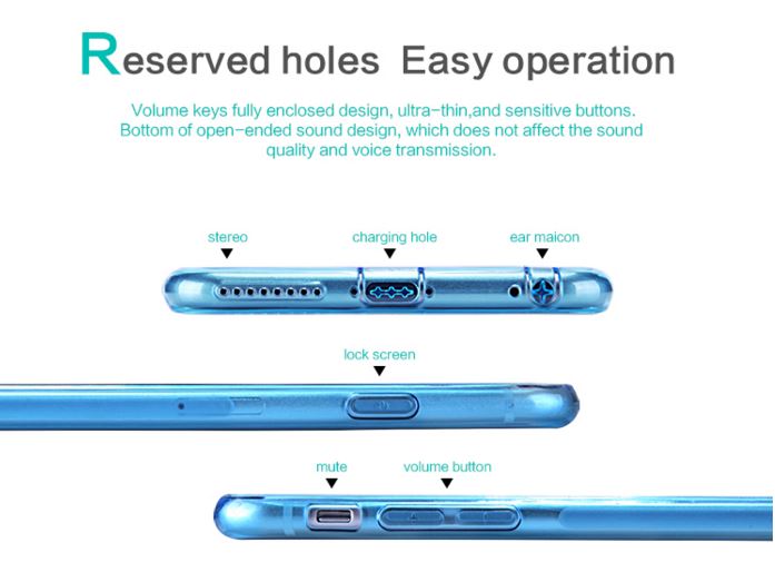 เคส iPhone6/6s สีชมพูใส nillkin แท้ TPU Case