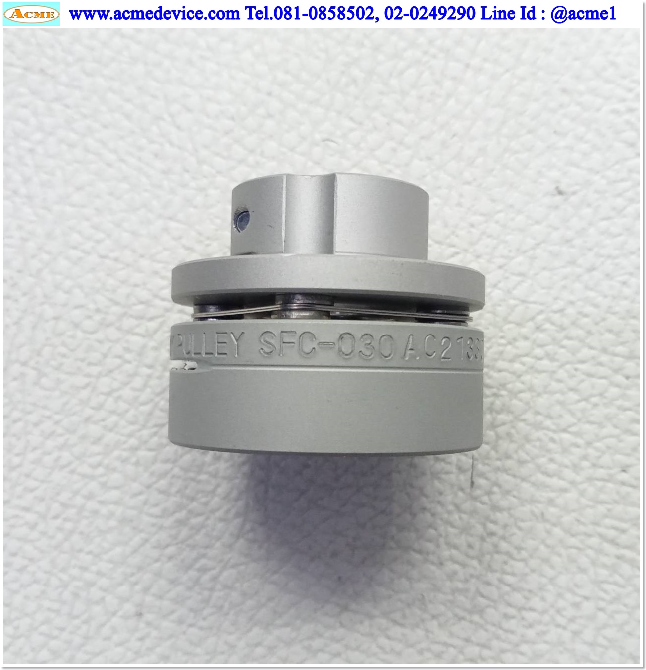 Coupling Mikipully SFC-030 ขนาด ID 10/11mm, OD 34mm, L 27mm.