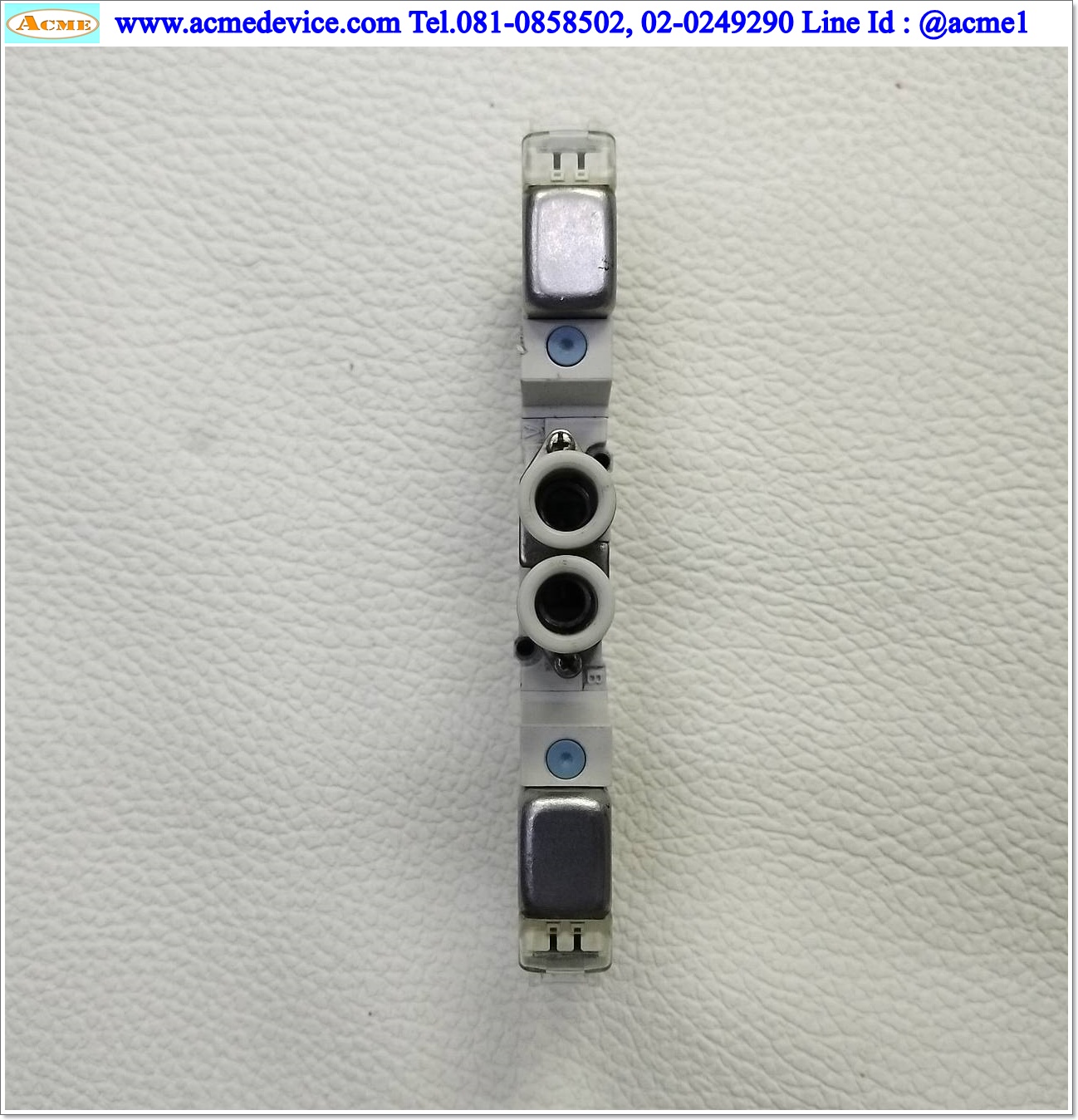 Solenoid Valve SMC รุ่น SY3220-5LZ-C4-X90, 5/2, 2-Position double, Coil 24Vdc