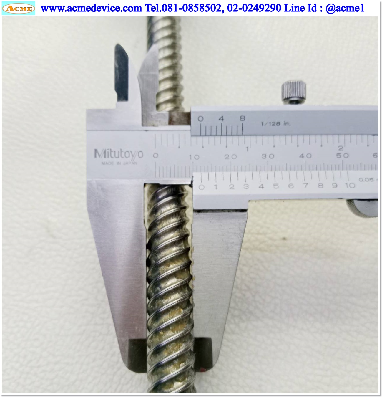 Ball Screw ??? รุ่น ???, ขนาดเพลา 12 mm. x 810 mm., Stroke 670 mm., Pit 16 mm.