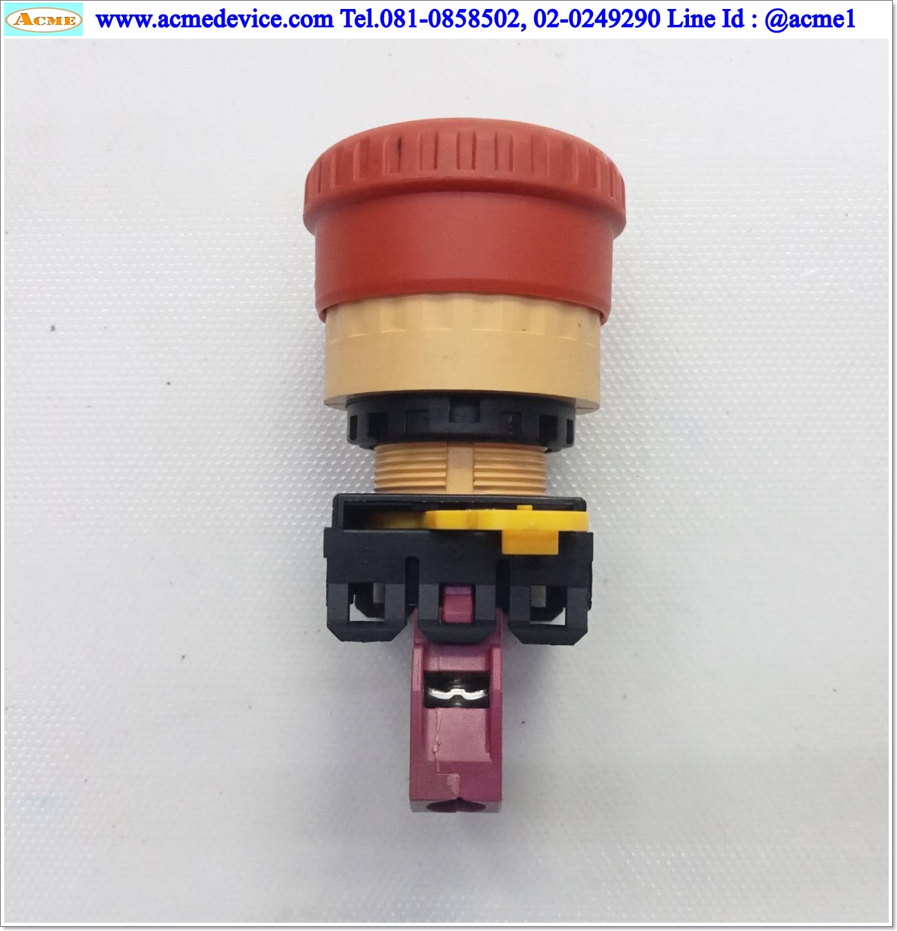 Emergency Switch Idec รุ่น YW1B-V4E01R, 1NC