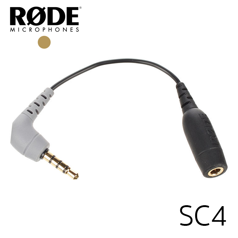 RODE SC4 3.5MM TRS TO TRRS ADAPTOR รับประกันศูนย์ไทย 1 ปี