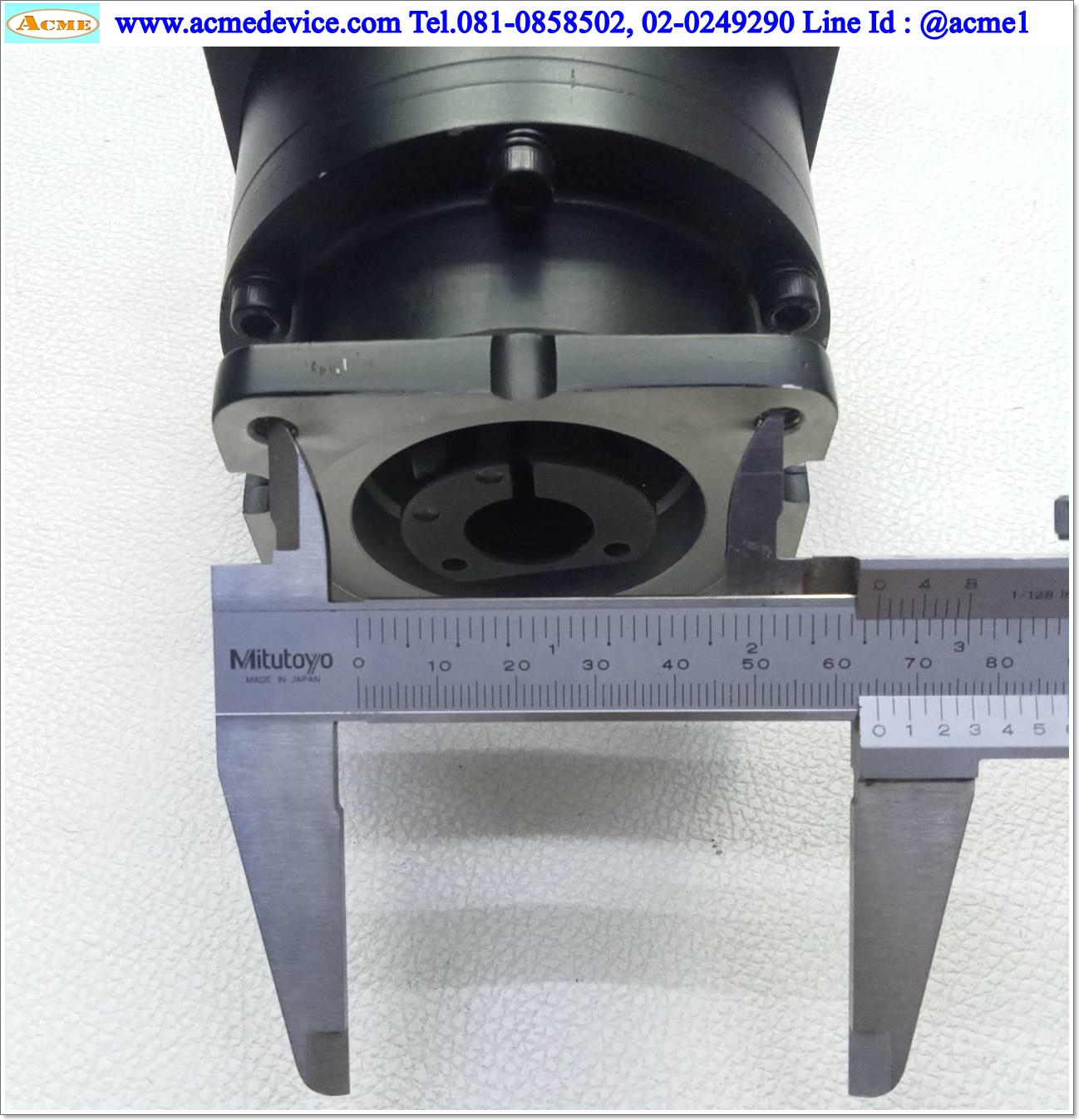 Gear Head Mitsubishi รุ่น K10012 D, Ratio 12:1 (เพลาเข้า 19 mm., ออก 32 mm.) for 750W
