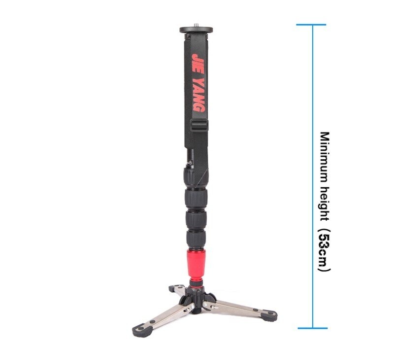 ขาตั้งโมโนพอด(ขาเดียว) JIEYANG JY0506 Monopod พร้อมหัวแพนวิดีโอ ความสูง 1.6 เมตร