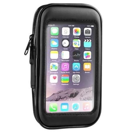 เคสกันน้ำติดรถจักรยานยนต์ สีดำ