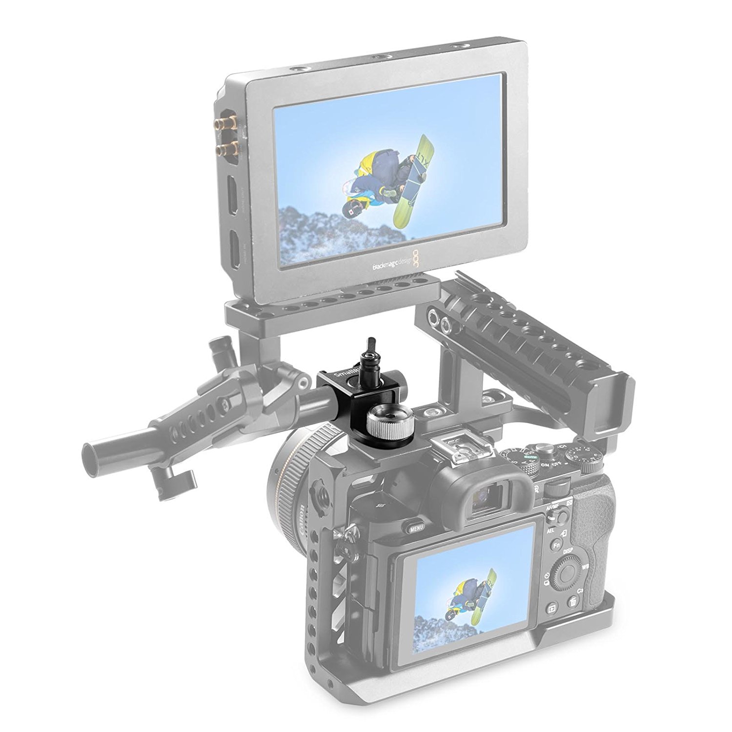 SMALLRIG® 15mm Rod Clamp with Arri Locating Pins 2001 (ByOrder รอสินค้า2-3วัน)