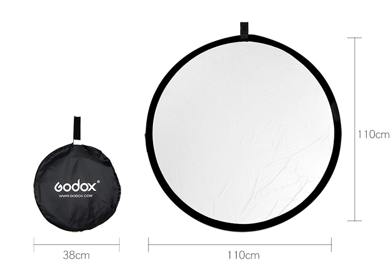 แผ่นรีเฟล็ก Godox Reflector 2 in 1 ขนาด 110CM