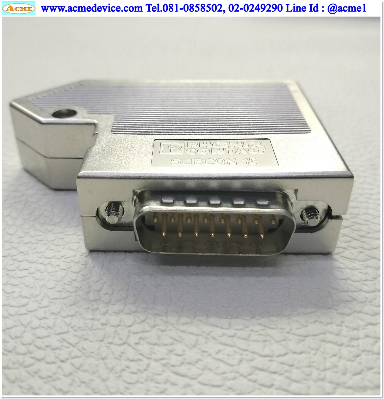 SUBCON 15/M-SH Phoenix Contact รุ่น 2761606, 15-pin, Sub-D Connector, Male Connector