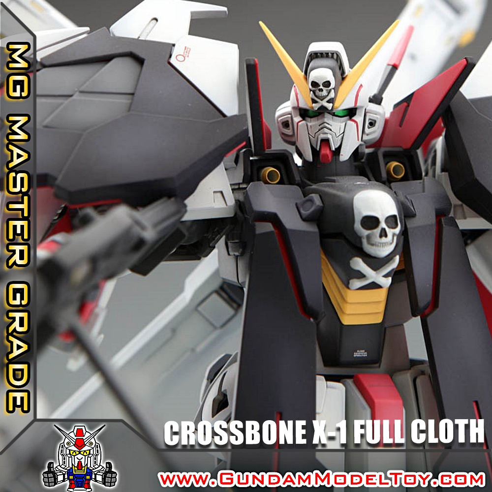 MG 1/100 CROSSBONE GUNDAM X-1 FULL CLOTH ครอสโบน กันดั้ม เอ็กซ์วัน ฟูล โคลธ