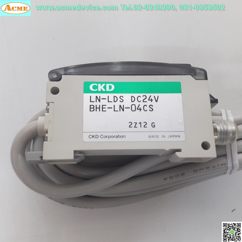 Rotary Actuator CKD รุ่น GRC-1090A3 + Controller LN-DN + Photoelectric sensor BHE-LN-04CS-10HCLDSDN, 24V