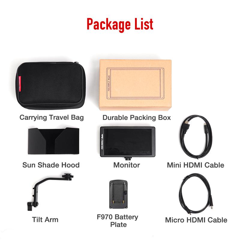 FEELWORLD Master Series MA6 5.7 On-Camera Monitor 1920x1080 4K HDMI InputOutput รับประกันศูนย์ไทย1ปี