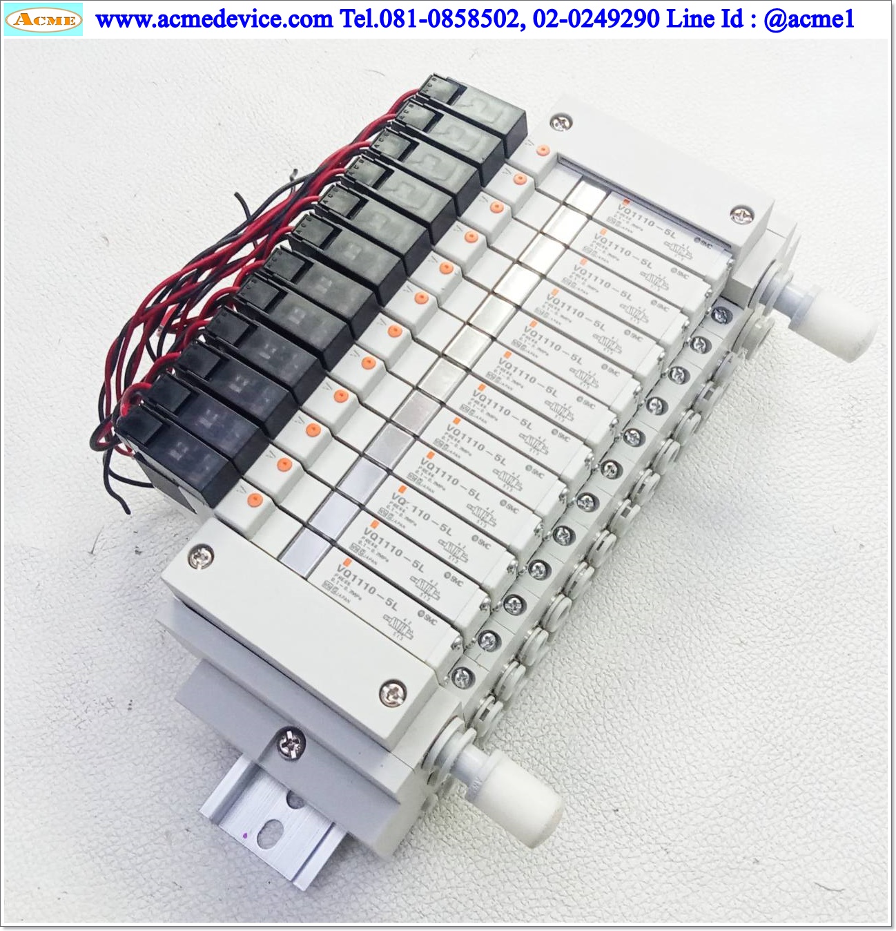 Solenoid Valve SMC รุ่น VQ1110-5L (12), 5/2, 1 คอยล์