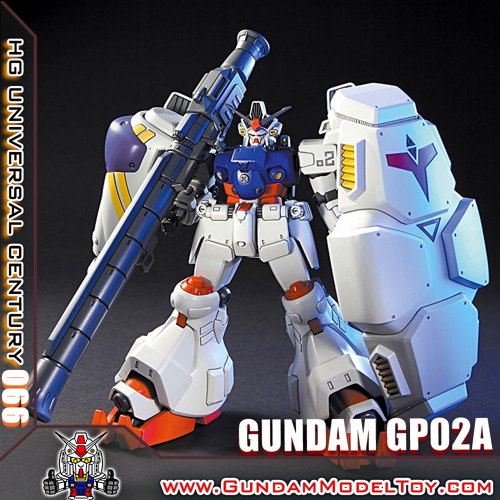 BANDAI HG 1/144 GUNDAM GP02A กันดั้ม จีพี02A โมเดล กันดั้ม กันพลา PS TOYLAND HGUC