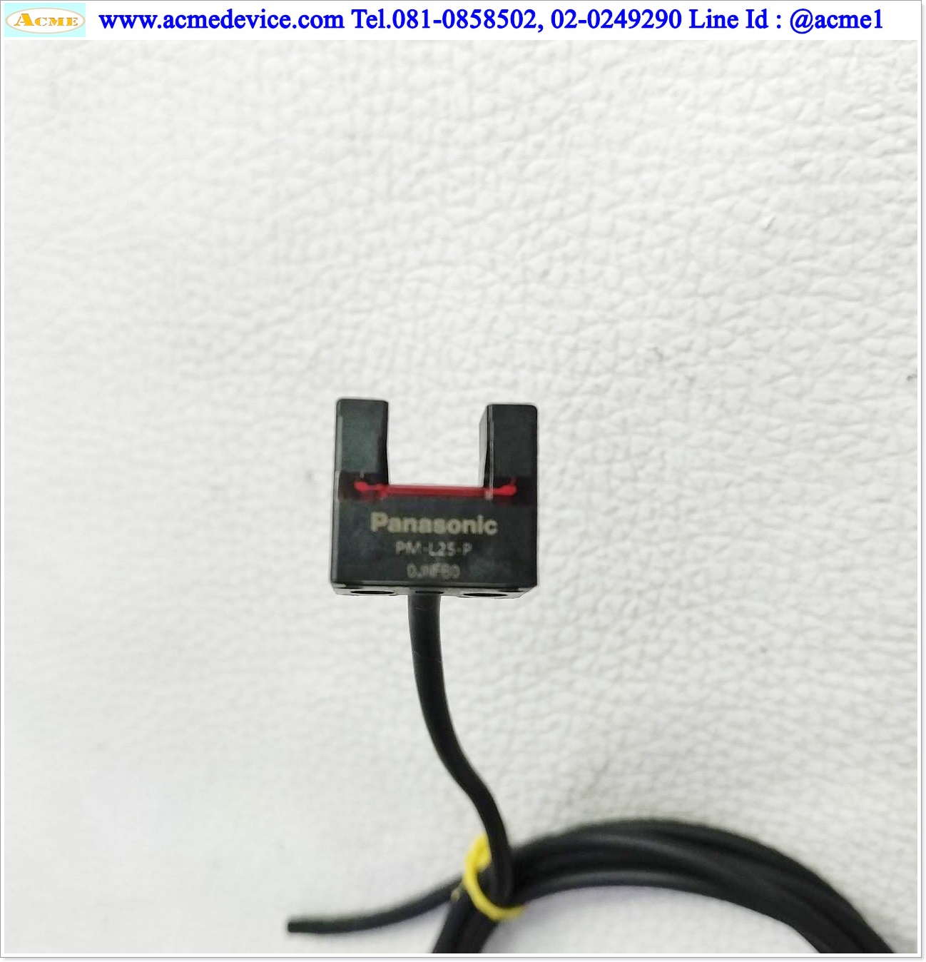 Photoelectric Panasonic/SUNX รุ่น PM-L25-P, ระยะ 5 mm., Dark-ON/Light-ON, PNP