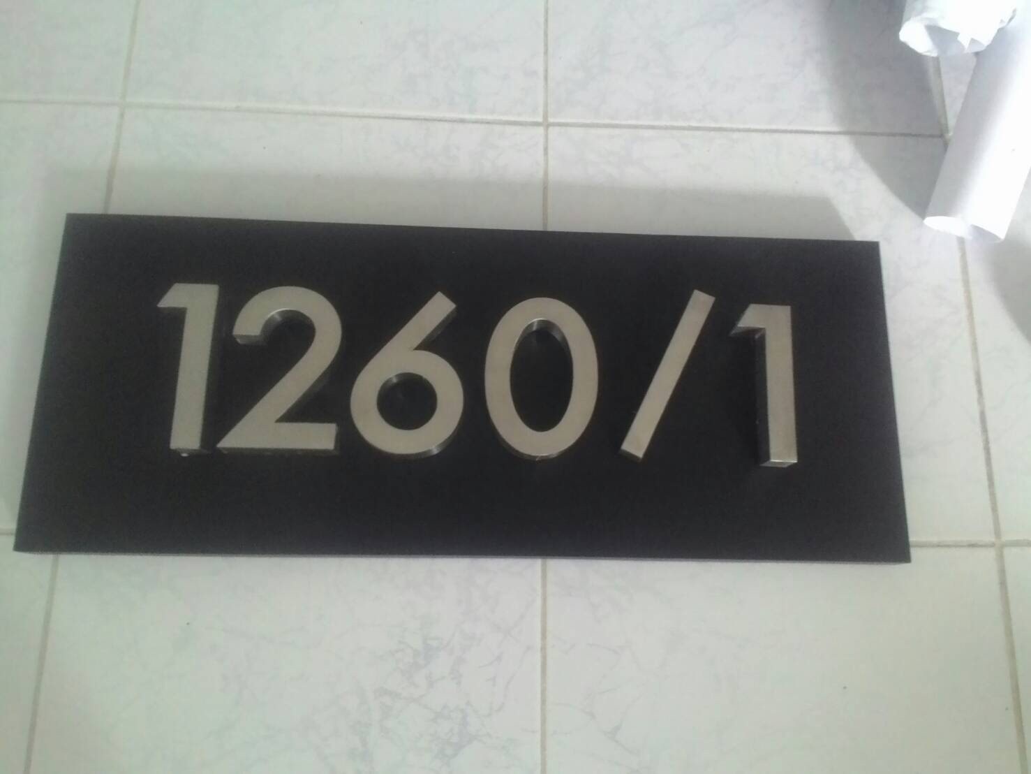 ป้ายบ้านเลขที่ 1260/1