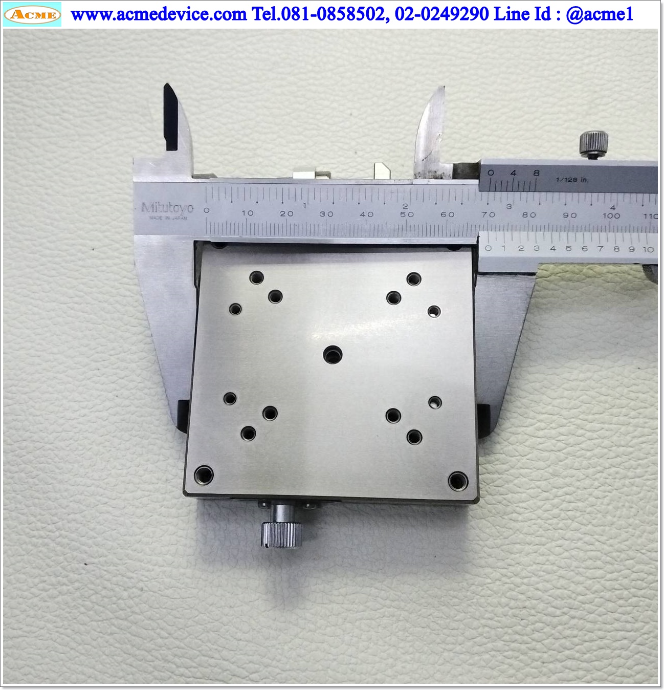 Linear Stage รุ่น S-AH, ขนาด 70 x 70 mm.,Stroke 20 mm.